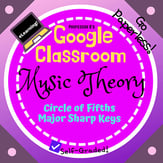 Music Theory Unit 10, Lesson 38: Circle of Fifths - Major Sharp Keys Digital Resources